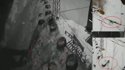 Bayburt’un Üzengili köyünde gece yarısı oldukça hareketli ve ürkütücü dakikalar