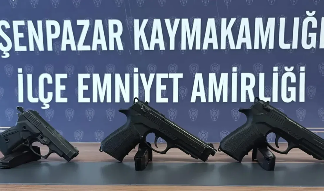 Kastamonu’nun Şenpazar ilçesinde çevreye korku salan ve silahla havaya ateş