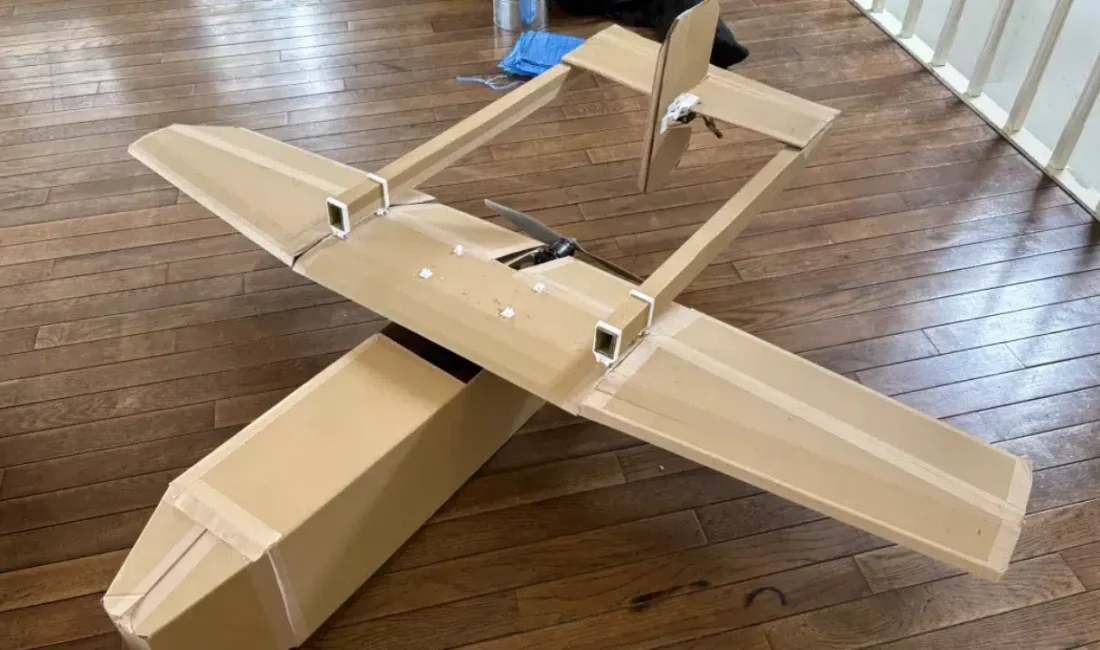 Japonya merkezli bir girişimin geliştirdiği mukavva gövdeli dronlar, savunma sanayisindeki