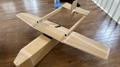 Japonya merkezli bir girişimin geliştirdiği mukavva gövdeli dronlar, savunma sanayisindeki