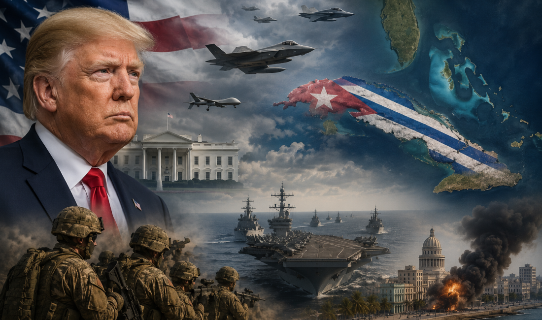 Raul Castro hamlesi, artan baskı stratejisi ve askeri müdahale senaryoları.