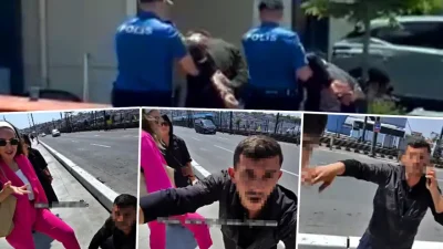 İstanbul’un en simge noktalarından biri olan Galata Köprüsü’nde yabancı bir