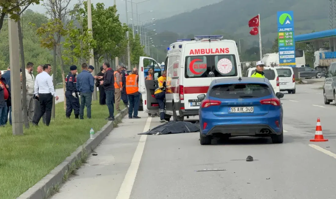 Samsun’da büyük bir heyecanla yeni işine başlamak için evinden çıkan