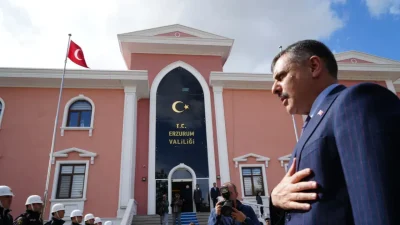 İçişleri Bakanı Mustafa Çiftçi, Erzurum programı kapsamında Valilik makamını ziyaret