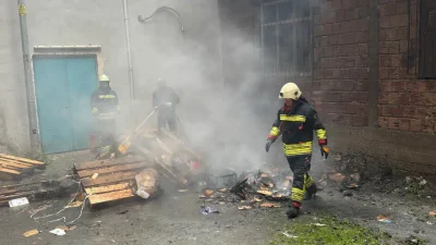Ordu’nun Ünye ilçesinde faaliyet gösteren bir zincir markete ait atık