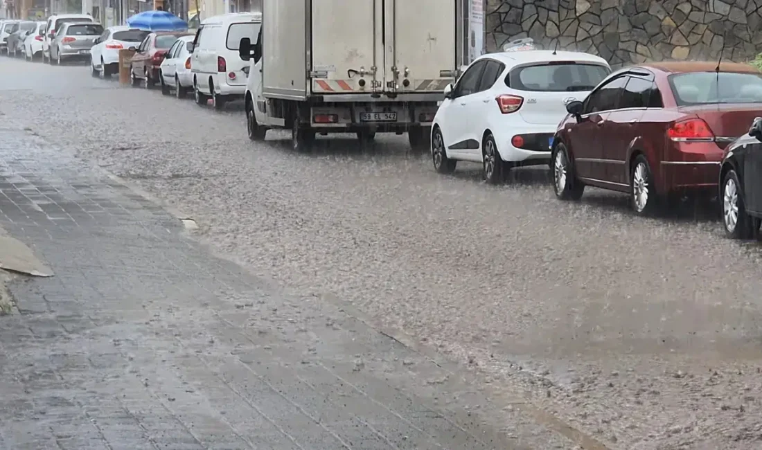 Tekirdağ’ın Süleymanpaşa ilçesinde aniden bastıran ve hayatı adeta durma noktasına