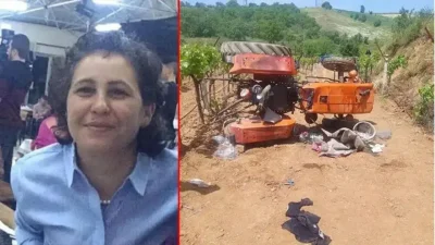 Manisa’nın Sarıgöl ilçesinde meydana gelen traktör kazası yürekleri dağladı. Kontrolden