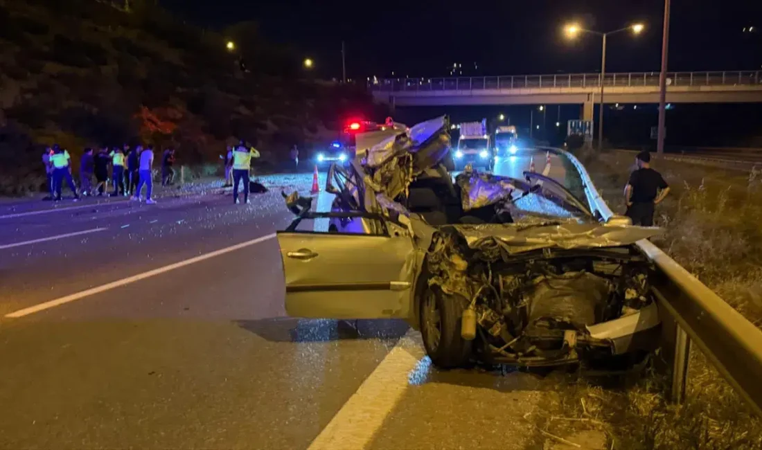 Hatay’ın İskenderun ilçesinde meydana gelen feci trafik kazasında, önünde seyreden
