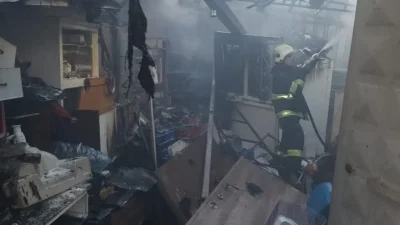 Eskişehir’in Tepebaşı ilçesinde bir müstakil evde aniden yükselen alevler tüm