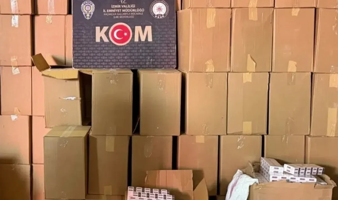 İzmir’in Bornova ilçesinde emniyet güçleri tarafından gerçekleştirilen şok baskında, piyasaya