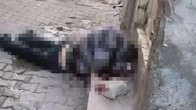Siirt’te bayram sabahı erken saatlerde sokak ortasında hareketsiz yatan bir