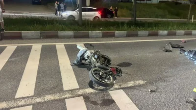Bilecik’te otomobil ile motosikletin çarpışması sonucu meydana gelen korkunç kazada