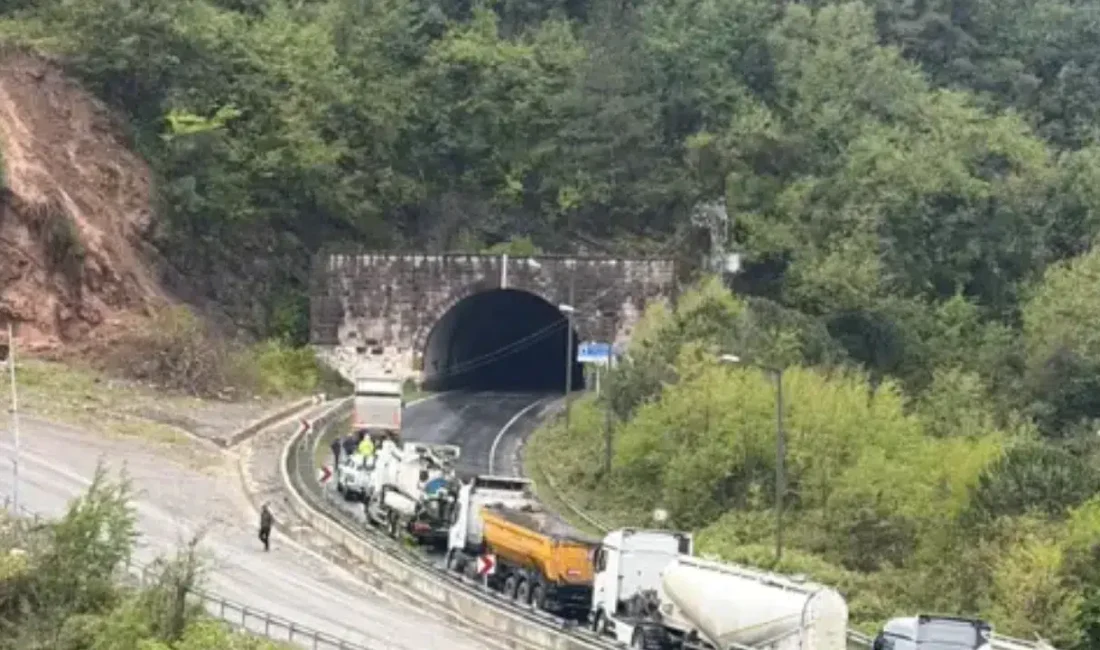 Zonguldak’ın Kozlu ilçesinde meydana gelen heyelan sonrası kopan yüksek gerilim