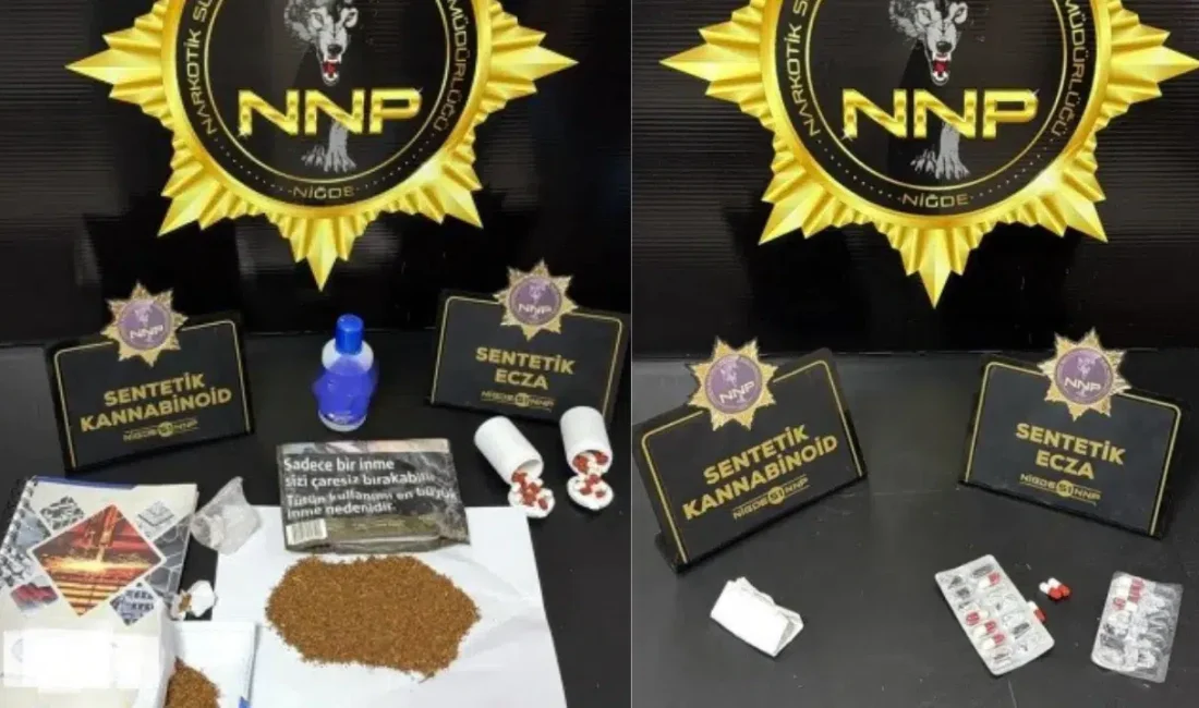 Niğde’de polis ekiplerinin zehir tacirlerine yönelik gerçekleştirdiği başarılı operasyonun detayları