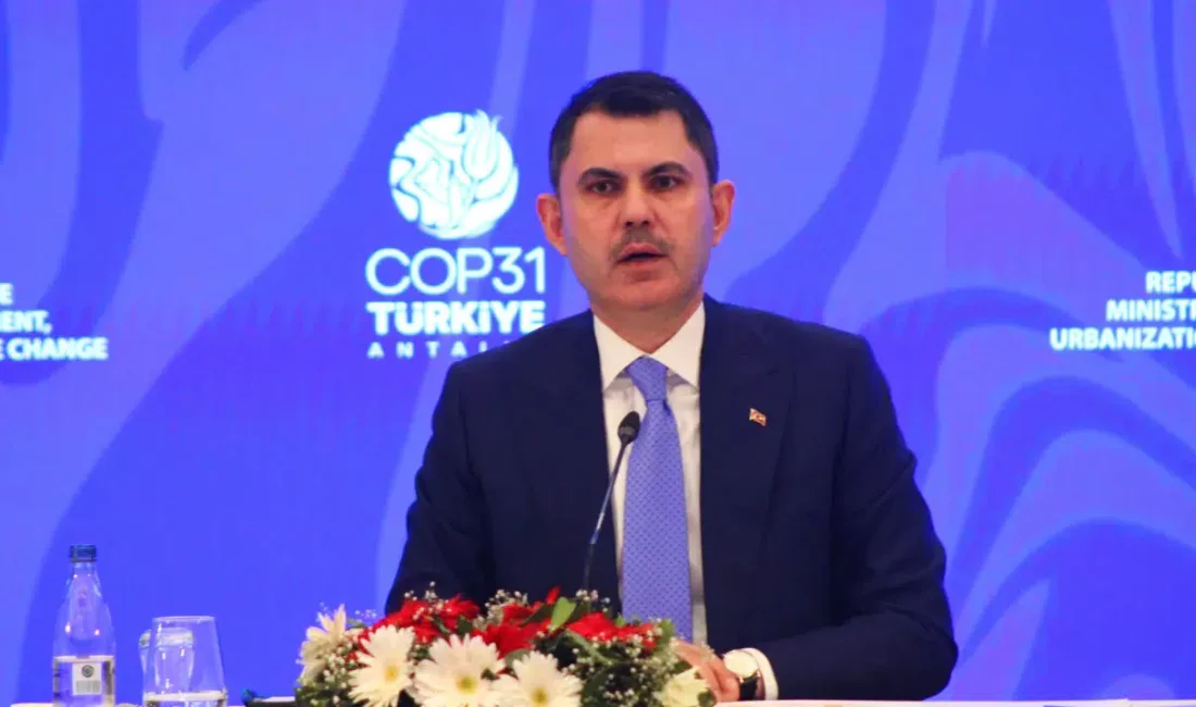 Çevre, Şehircilik ve İklim Değişikliği Bakanı Murat Kurum, katıldığı “Türkiye’nin