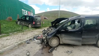 Erzurum’un Tekman ilçesinde meydana gelen ve hastane kavşağını adeta savaş