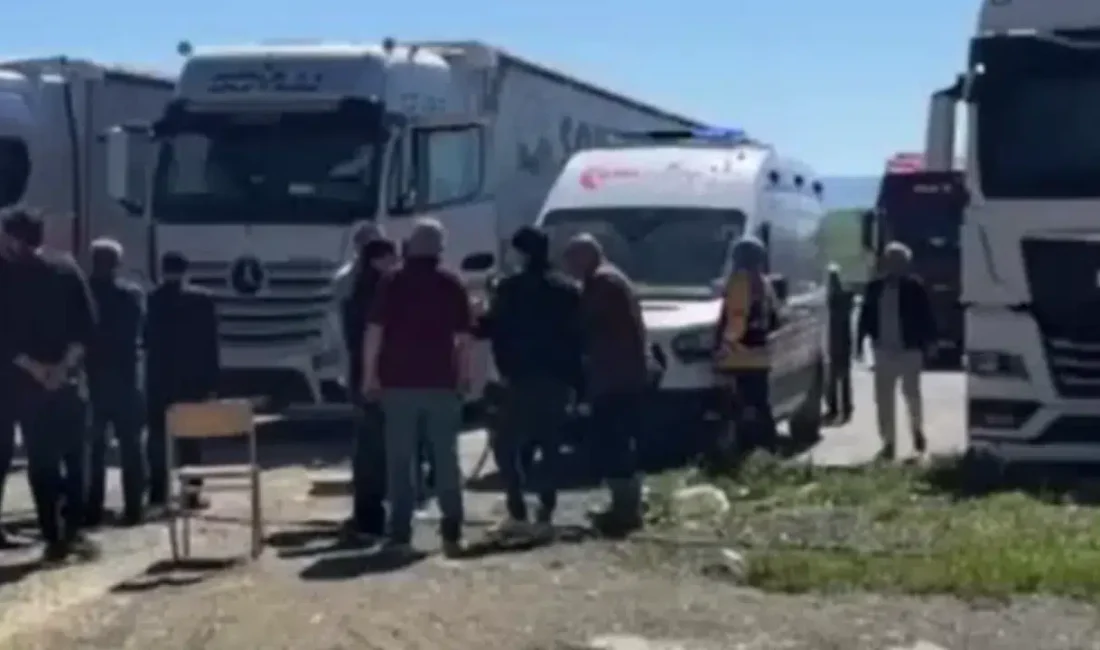 Doğu illerinden İstanbul’daki kurban pazarlarına hayvan taşıyan tırın Bolu Gerede’de