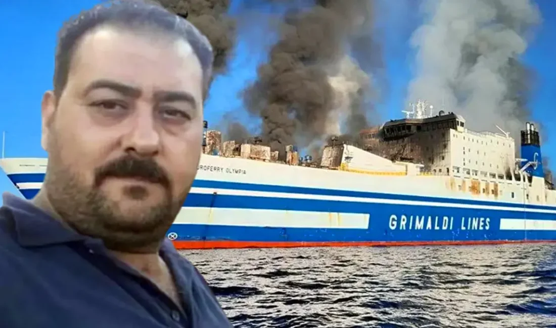 İtalya seferi yapan Euroferry Olympia isimli feribotta çıkan yangının üzerinden