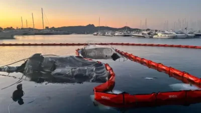 Bodrum’da marinayı savaş alanına çeviren yangının ardından sulara gömülen 7