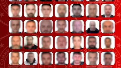 İçişleri Bakanlığı tarafından yürütülen titiz çalışmalar neticesinde, aralarında kırmızı bültenle