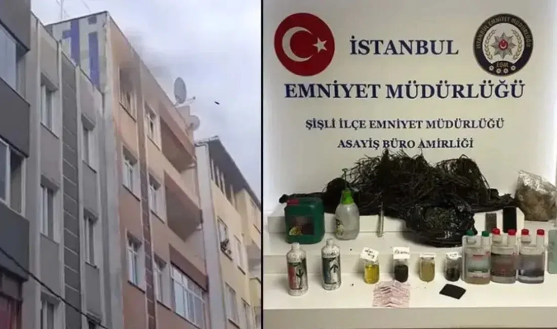 İstanbul Şişli’de sıradan bir yangın ihbarı üzerine adrese giden ekipler,