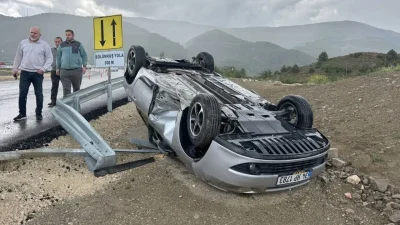 Kastamonu’nun Hanönü ilçesinde aniden bastıran sağanak yağış, sürücülerin korkulu rüyası