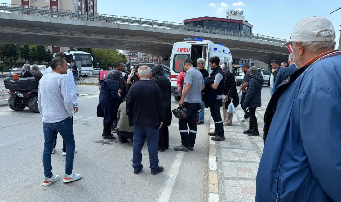 Tekirdağ’ın Kapaklı ilçesinde yola dökülen toprak birikintisi bir motosiklet sürücüsünün