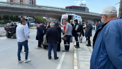 Tekirdağ’ın Kapaklı ilçesinde yola dökülen toprak birikintisi motosiklet sürücüsünün kabusu