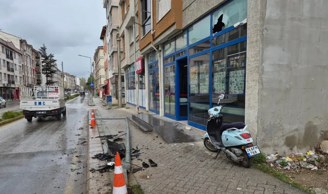 Eskişehir’in Tepebaşı ilçesinde sabah saatlerinde meydana gelen ve görenleri hayrete