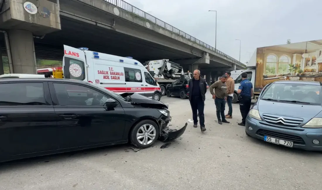 Samsun’un Tekkeköy ilçesinde meydana gelen ve yürekleri ağza getiren feci