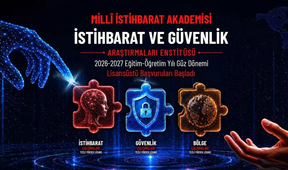 Milli İstihbarat Akademisi, 2026-2027 akademik yılı için tezli yüksek lisans