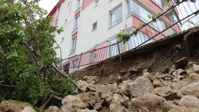 Amasya’da iki gündür aralıksız devam eden şiddetli yağışlar hayatı olumsuz