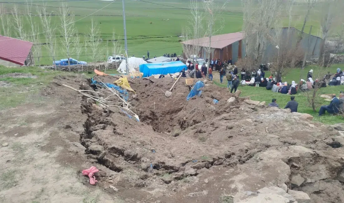 Erzurum’un Tekman ilçesinde meydana gelen feci ahır göçüğü tüm bölgede