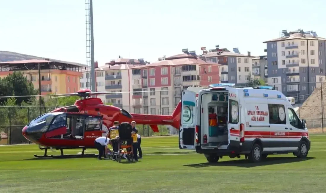 Malatya’nın Darende ilçesinde aniden fenalaşan ve solunum yetmezliği nedeniyle hayati
