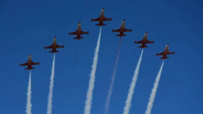 Çorum’da düzenlenen Aile Festivali kapsamında sahne alan Türk Hava Kuvvetleri’nin