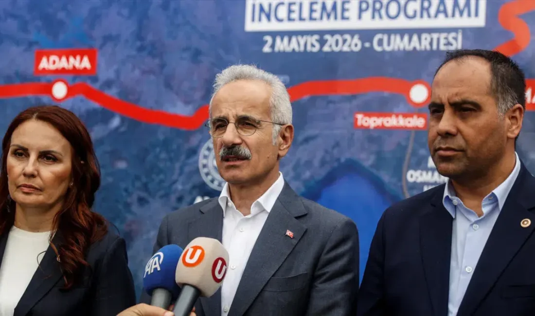 Ulaştırma ve Altyapı Bakanı Abdulkadir Uraloğlu, Mersin’den Gaziantep’e kadar uzanan