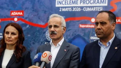Ulaştırma ve Altyapı Bakanı Abdulkadir Uraloğlu, Mersin’den Gaziantep’e kadar uzanan