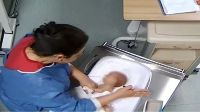 Kahramanmaraş’ta henüz 5 günlük olan bir bebeğe şiddet uyguladığı iddiasıyla