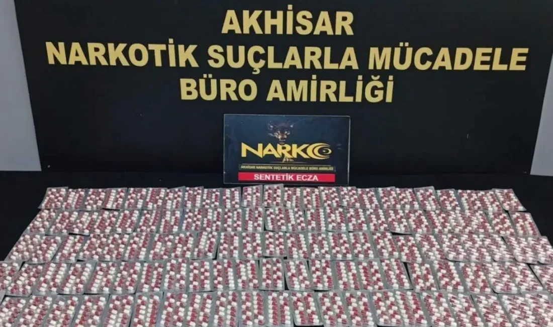 Manisa’nın Akhisar ilçesinde narkotik ekiplerinin titiz takibi sonucu düzenlenen operasyonda,