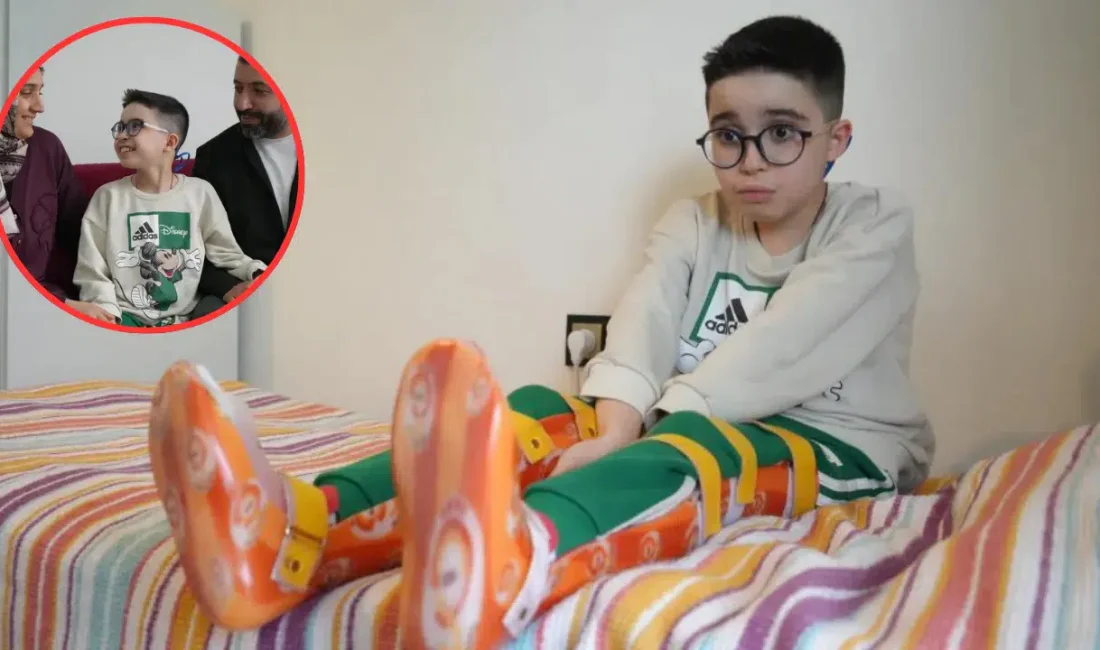 Erzurum’da kas erimesi hastalığıyla (DMD) mücadele eden 10 yaşındaki Ahmet