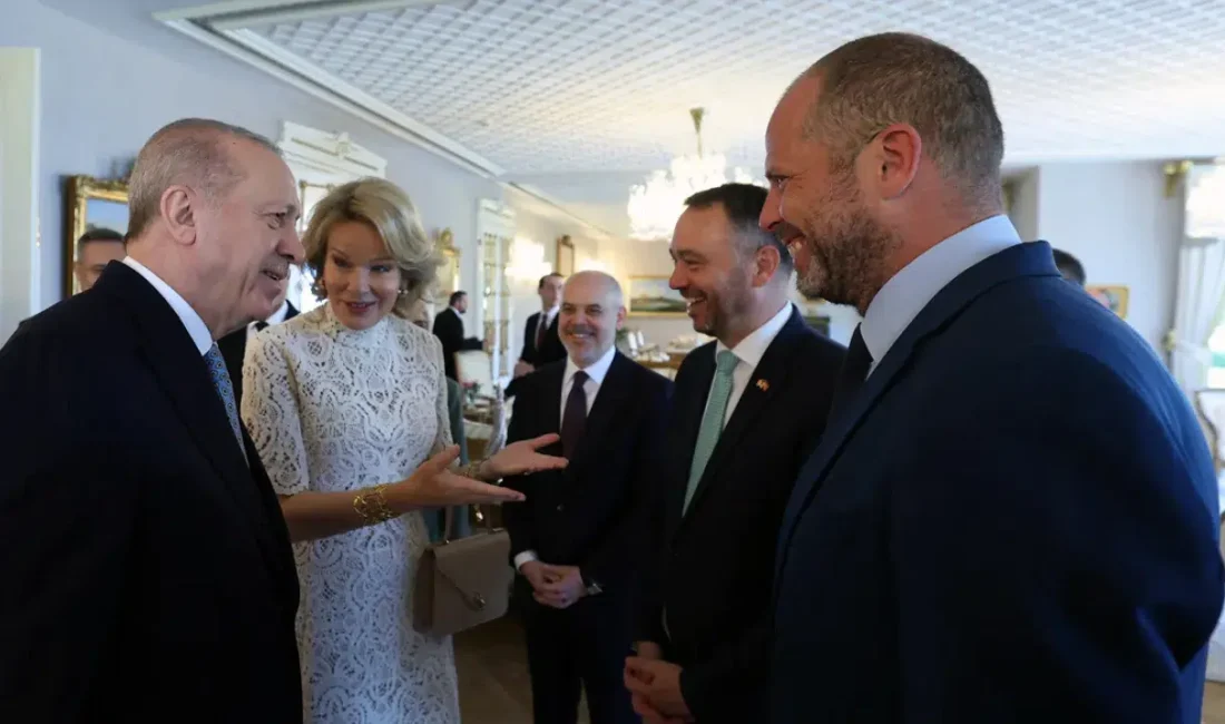 Cumhurbaşkanı Recep Tayyip Erdoğan, İstanbul’un tarihi dokusunda Belçika Kraliçesi Mathilde’yi