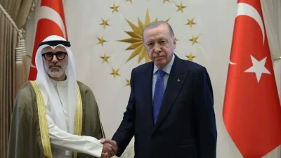 Cumhurbaşkanı Recep Tayyip Erdoğan, Kuveyt Dışişleri Bakanı Cerrah el-Ahmed es-Sabah’ı