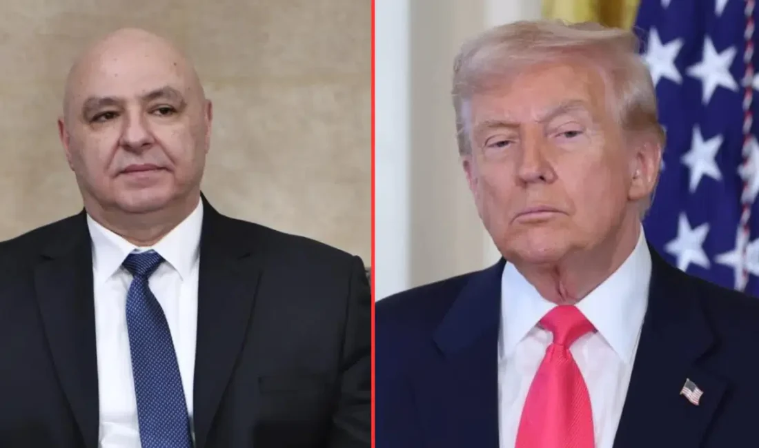 ABD Başkanı Donald Trump ile Lübnan Cumhurbaşkanı Joseph Avn arasında