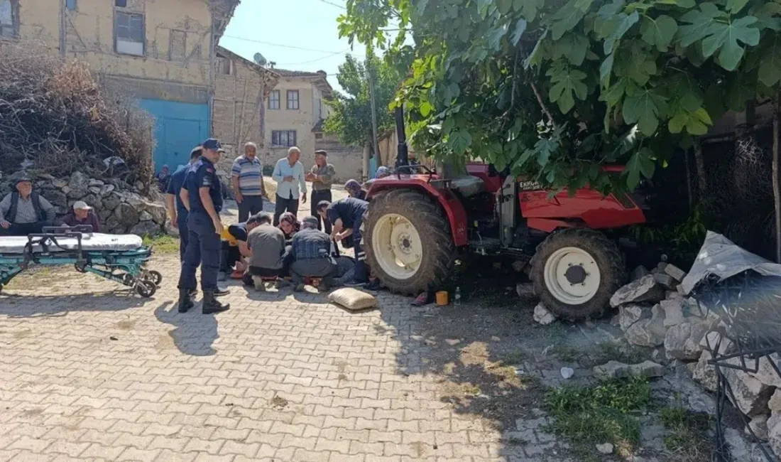 Bilecik merkeze bağlı Çavuşköy köyünde tarım sezonunun hareketli günlerinde meydana