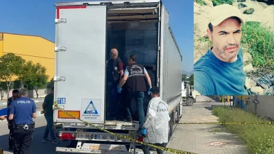 Karaman Organize Sanayi Bölgesi’nde park halindeki bir tırın dorsesinde hareketsiz