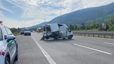 TEM Otoyolu Bolu geçişinde meydana gelen feci trafik kazasında ortalık