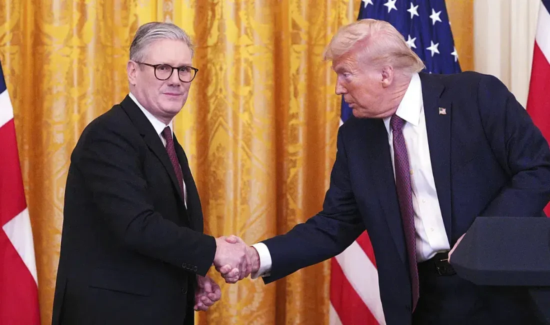 İngiltere Başbakanı Keir Starmer, ABD Başkanı Donald Trump ve NATO