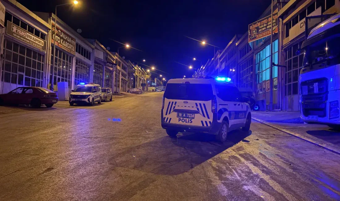 Çorum’da bir iş yerinde başlayan ve kısa sürede bıçaklı hesaplaşmaya