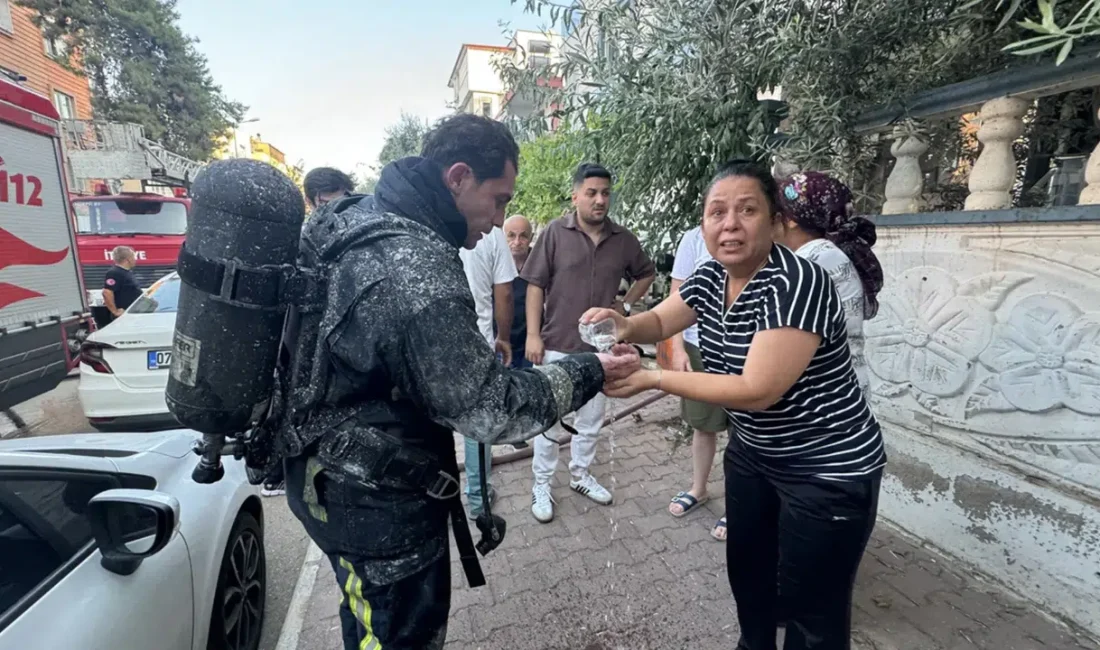 Antalya’da bir apartman dairesinde aniden yükselen alevler büyük bir can