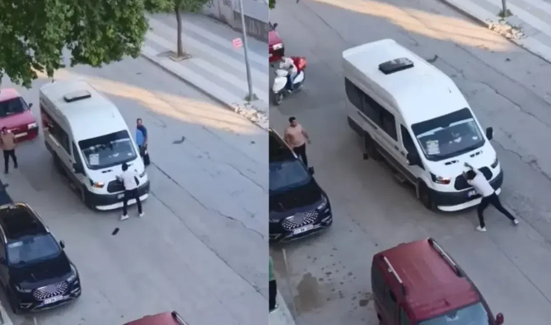 Elazığ’da güpegündüz yaşanan inanılmaz olayda, öfkeli bir şahıs seyir halindeki